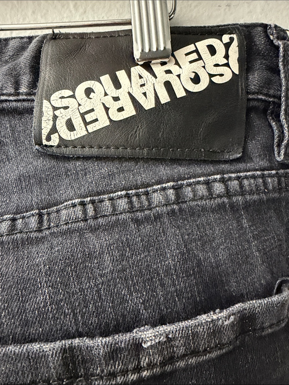 DSQUARED2 Black Distressed Skinny Jeans - Picture 9 of 11